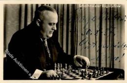 Schach Schachmeister Bogoljubow Foto-Karte I-II - Chess