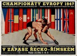 Ringen Prag  Tschechien Championaty Europy 1947 I-II - Ringen