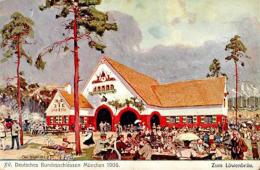 Schützenfest München 1906 Zum Löwenbräu Sign. Bergen Künstlerkarte I-II - Non Classificati