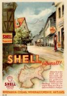 Tankstelle Shell Werbe AK I-II - Unclassified