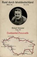 FAHRRAD - Rennen Rund Um Westdeutschland - Richard Schenkel Sieger 1913 Auf Continental-Pneumatic", I-Ii" - Non Classificati