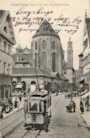 AUGSBURG - STRASSENBAHN Nach Lechhausen, I-II - Tramways