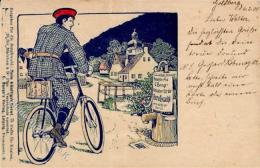 Fahrrad Leipzig (O7000) Werbung Bange's Verlag  Künstlerkarte 1908 I-II Publicite Cycles - Non Classificati