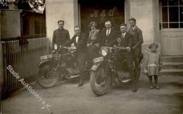 MOTORRAD - Foto-Ak  NSU ", Mit NSU-Verkaufsstelle, I-II" - Non Classés