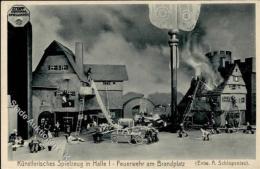 Steiff Künstlerisches Spielzeug Feuerwehr Am Brandplatz I-II Jouet Pompiers - Games & Toys