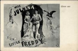 ZIRKUS - TRAPEZ Miss JULIANA Und Little FREDDY" I" - Circo