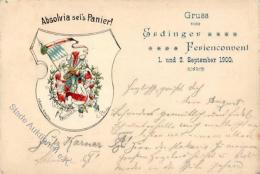 Studentika Erdingen (5226) Ferienconvent  1900 I-II - Unclassified