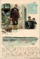 Studentika Mensur In Gefahr Künstlerkarte 1899 I-II - Ohne Zuordnung