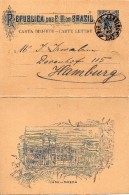 Brésil Entier Postal Illustré Pour L'Allemagne 1906 - Postal Stationery