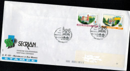 San Marino 1999 Busta Viaggiata Con Emissione Castelli Del 1997 Con Annullo Speciale 12 Fiera Piacentina VFU - Cartas & Documentos