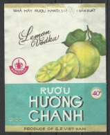 Vietnam, Lemon Vodka, '70s. - Alcohols & Spirits