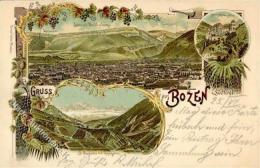 Bozen (39100) Italien Burg Runkelstein Verlag Ottmar Zieher Lithographie 1898 I- - Unclassified
