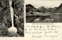 Luttach (Südtirol) Sw Ak (2 Teilansichten Arntal Schwarzbach Wasserfall), 5 H Franz Joseph, K2 SAND", Ca. 1910 I-II - Unclassified