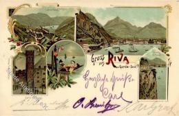 Riva Del Garda (38066) Italien Verlag Ottmar Zieher Lithographie 1898 I-II - Unclassified