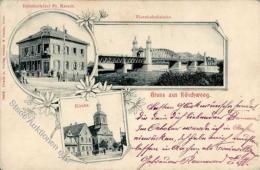 Roeschwoog (67480) Frankreich Bahnhofhotel Reisch 1907 II (Ecken Abgestoßen, Fleckig VS/RS) - Unclassified