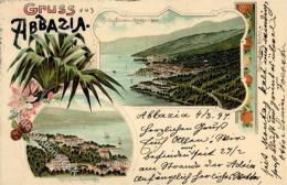 Opatija Kroatien Lithographie 1897 I-II - Croatia