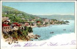 Opatija Kroatien Lithographie 1899 I-II - Croatia