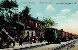 Konstantinopel Türkei Bahnhof Eisenbahn I- Chemin De Fer - Constantine