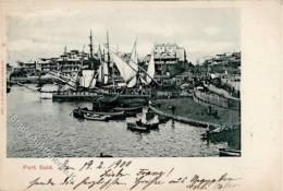 Port Said (Ägypten) Hafen 1900 I-II - Alexandria