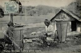 MALAYSIA - Malay Woman Selling Pine Apple" 1921  I" - Unclassified