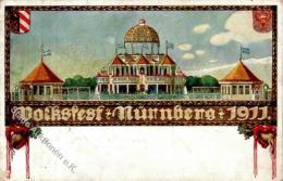 Privatganzsache 5 Pf Luitpold Grün Volksfest Nürnberg 1911 I-II - Zonder Classificatie