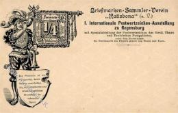 Privatganzsache Bayern PP7 D16 Regensburg I. Internationale Postwertzeichen Ausstellung Briefmarken Sammler Verein Ratis - Zonder Classificatie
