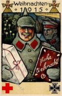 Privatganzsache PP 38 C 26/01 Weihnachten Rotes Kreuz 1915 Sign. Schmidt Künstlerkarte I-II Noel - Ohne Zuordnung