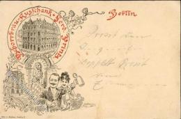 Privatganzsache 5 Pf Ziffer Grün Berlin Schborrbräu Ausschank Vorläufer 1894 I-II - Unclassified