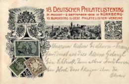 Privatganzsache Bayern Nürnberg (8500) PP 15 C 121 18. Philatelistentag 1906 I-II - Zonder Classificatie