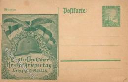 Privatganzsache Deutsches Reich 5 Pf Rheinland Grün Leipzig (o-7000) Erster Deutscher Reichskriegertag 1925 I-II - Unclassified