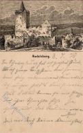 Privatganzsache Deutsches Reich 5 Pf Ziffer Lila Vorläufer 1878 Rudelsburg I-II - Unclassified