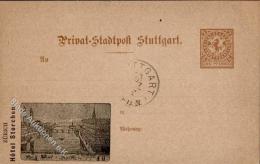 Stadtpost Stuttgart (7000) 1887 Vorläufer I-II - Non Classés