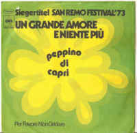 Peppino Di Capri  Un Grande Amore E Niente Più 1973 VG+/VG+ 7" - Other - Italian Music