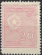 PARAGUAY 1927 Arms -20c. - Pink  MH - Paraguay