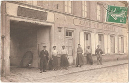 Dépt 78 - HOUDAN (101 Rue De Paris) - Carte-photo Charron-Forgeron BORÉ-ANCEAUME Et Devanture Du CAFÉ DU BOSQUET (1911) - Houdan