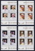 2013 VATICANO "INIZIO PONTIFICATO PAPA FRANCESCO" QUARTINA ANNULLO PRIMO GIORNO - Used Stamps