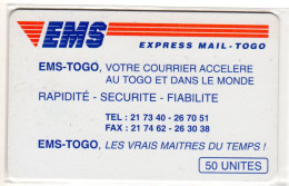 TOGO REF MV CARDS TOG-13 50U EMS - Togo