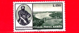 Nuovo - ITALIA - 1964 - Inaugurazione Del Ponte Giovanni Da Verrazzano A New York - 130 L. • Ritratto E Ponte - Aerea - Luchtpost