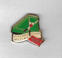 Pin´s  Sport  BILLARD  CLUB  De  MEZIRE, Challenge  92  ( 70 ) - Billiards