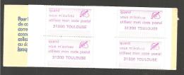 Carnet De 8 Vignettes  31300 Toulouse - Zipcode