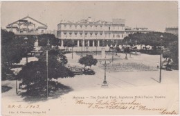 America,cuba,habana,havan E,the  Central Park ,inglaterra Hotel Tacon Theatre 1903,rare,old,raro - Kuba