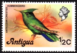 Antillean Crested Hummingbrid Mnh Stamp - Kolibries