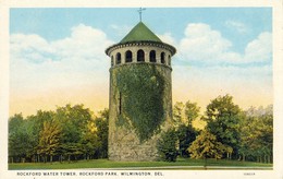 DEL., WILMINGTON, ROCKFORD PARK, THE OLD WATER TOWER , 2 Scans - Wilmington