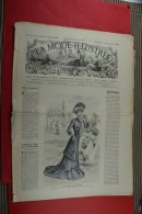 SEP 1901 "LA MODE ILLUSTREE "LOISIRS CREATIFS MODE MODELE TRAVAUX AIGUILLE COLLECTION BRODERIE DESSINS LADY'S - Autres & Non Classés