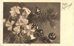 Thème - Champignon Sur Arbre De Noël - Funghi