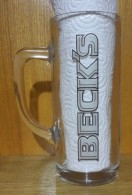 AC - BECK'S GERMAN BEER MUG GLASS FROM TURKEY - Bière