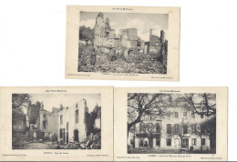 3CP 54 NOMENY Place Des Ormes Coin De La Rue Vaudémont Hotel De Ville  ( Habitations ) Villes Martyres - Nomeny