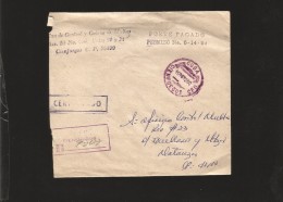 E)1994 CUBA, MIDDLE CIRCULATED CLASSIC COVER TO MATANZAS, INTERNAL USAGE, REGISTERED MAIL, G - Covers & Documents