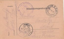 45697- WAR FIELD POSTCARD, CENSORED INFANTRY BATTALION NR I/63, POST OFFICE NR 106, 1916, HUNGARY - Storia Postale