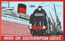 More On Southampton Docks - Pochette De 6 Cartes Non Circulées: Six Postcards In Color Dalkeith Publishing Co. - Southampton